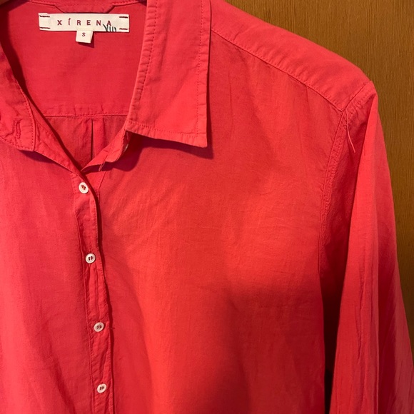 Xirena Beau Pink Button Down Collared Shirt - Picture 5 of 9